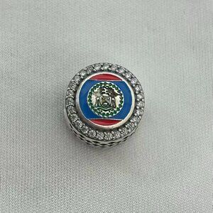 Pandora Belize  Exclusive Bead Charm Pendant, S925 Silver Jewelry